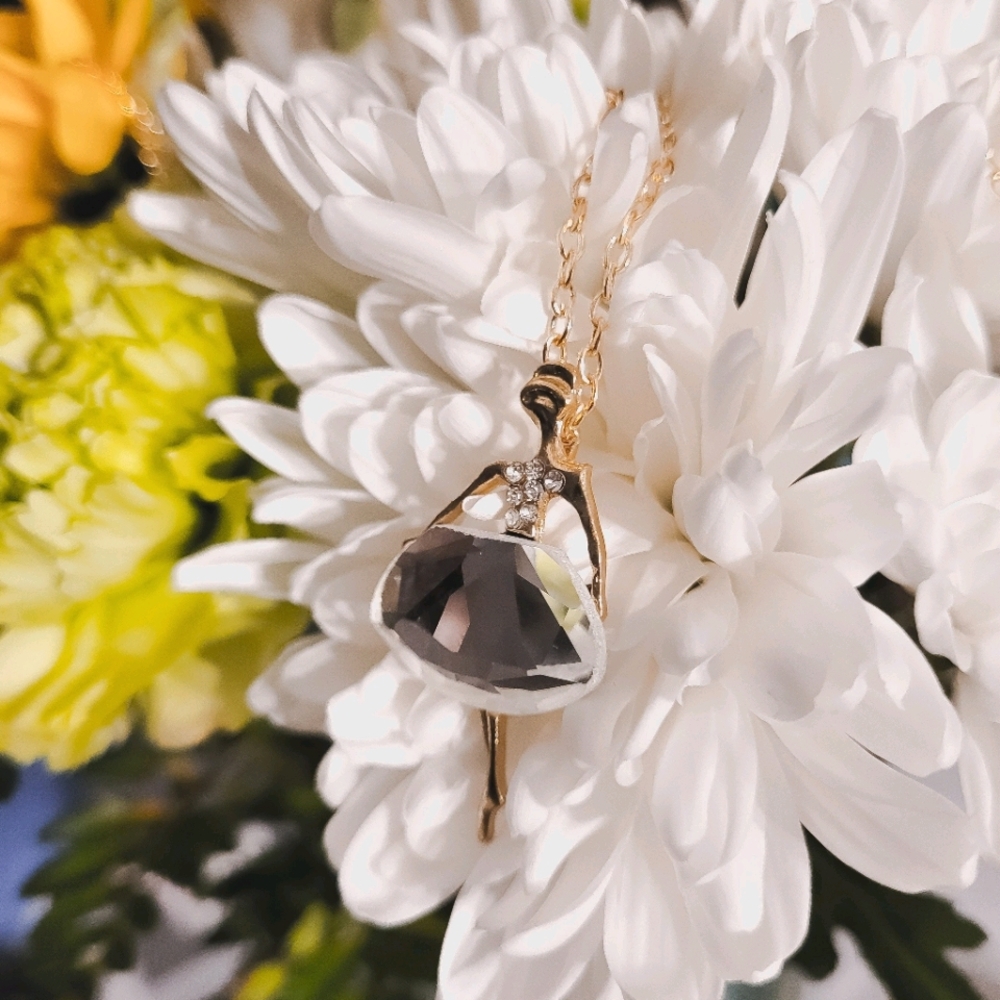 Ballerina Dancer Pendant Necklace